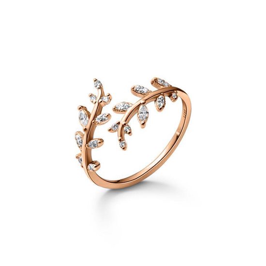 Di Lusso - Ring Creil - Zilver 925 - Rosé - Dames - Multimaat