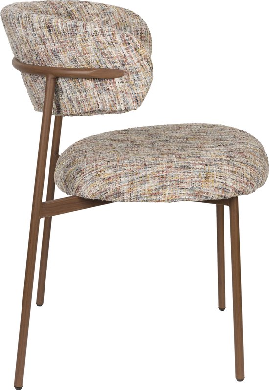 Housecraft Living Claes Eetkamerstoelen Gemêleerd Multi - Set van 2