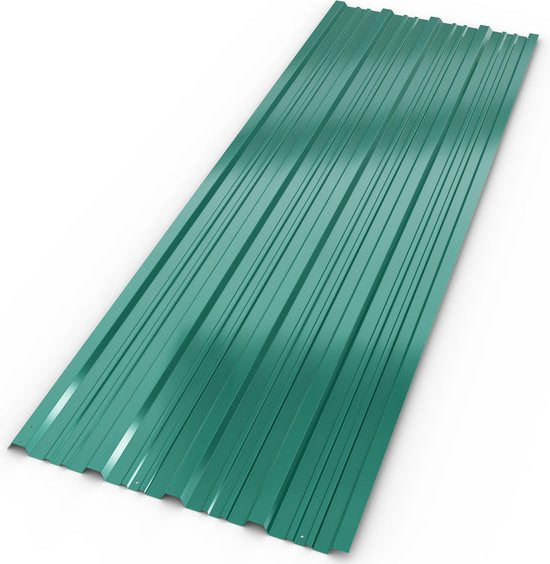 Gardebruk Dakplaten – afm. 129 x 46cm = 7m² - 12 stuks Groen