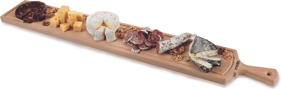 Boska Serveerplank Amigo XXL - Borrelplank - Beukenhout - Bruin - 81,5 cm lang