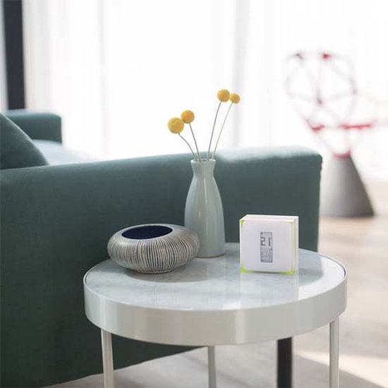 Netatmo Slimme Thermostaat Modulerend - Smart Thermostaat voor CV - Werkt met Google Home, Alexa & Apple Homekit - Draadloos - Wit