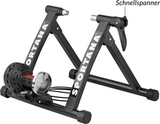 Sportana Fietstrainer voor Binnen - Magneet gestuurd - tot 150kg