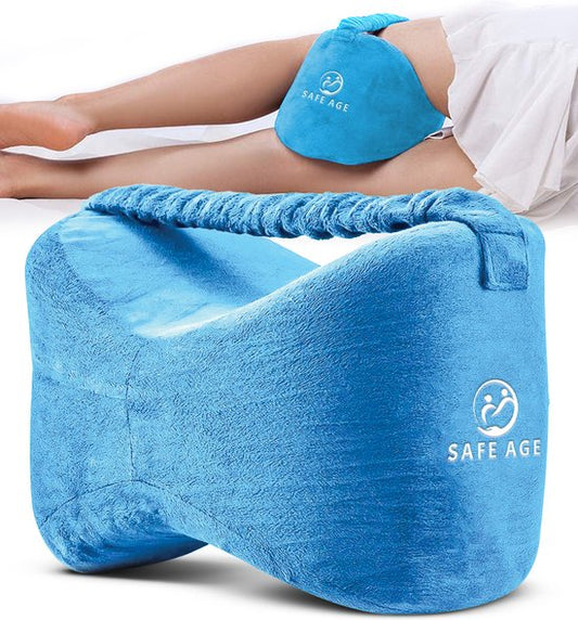 Safelife kniekussen orthopedisch - beenkussen zijslaper - zijslaapkussen - kniekussen voor in bed zijslapers - knie kussen - zijslaap kussen volwassenen