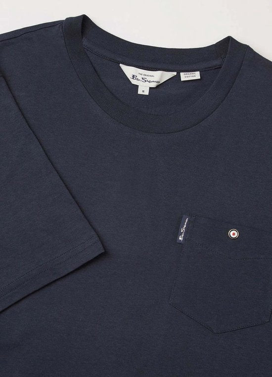 Ben Sherman Signature zak t-shirt - donker marineblauw - Maat S