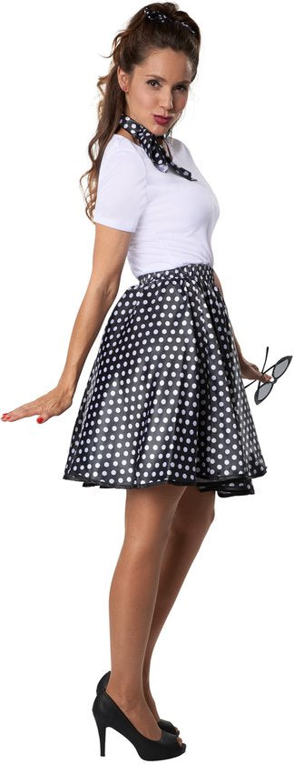 dressforfun - Rock ’n‘ Roll baby M - verkleedkleding kostuum halloween verkleden feestkleding carnavalskleding carnaval feestkledij partykleding - 302136