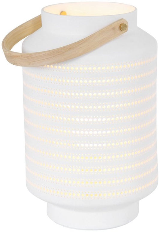 Anne Lighting tafellamp Porcelain - wit - porselein - 14 cm - E14 fitting - 3058W