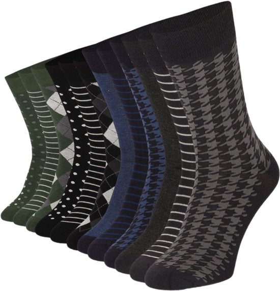 Bamboo Elements- Bamboe Sokken Heren - Sokken Dames - 12 Paar - 39-42 - Fashion - Lange Sokken - Kousen Heren Sokken - Kousen Dames Sokken - Anti Zweet - Duurzaam
