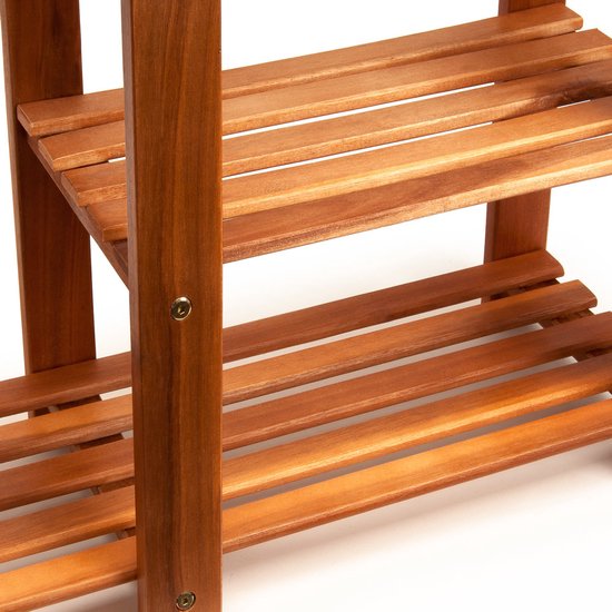 Casaria Schoenenrek - Zitting 87x45x30cm 200kg Belastbaar – Bruin