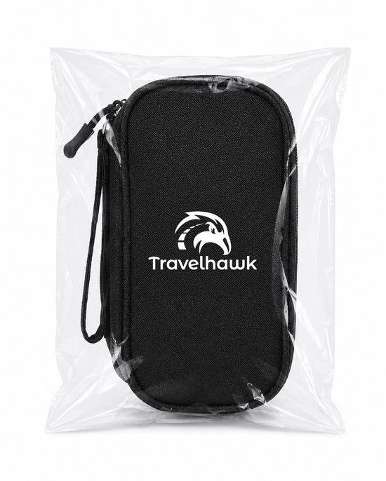 Travelhawk Kabel Organizer - Kabeltas - Electronica Organizer Etui - Opbergtas voor Kabels en Accessoires - Small - Zwart