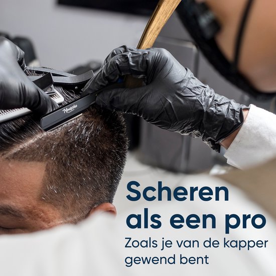 Barbiersmes met 200 Scheermesjes - Klassiek Open Scheermes - Barber Mes - Shavette - Straight Razor - Klapmes - Nekmes - Kappersmes