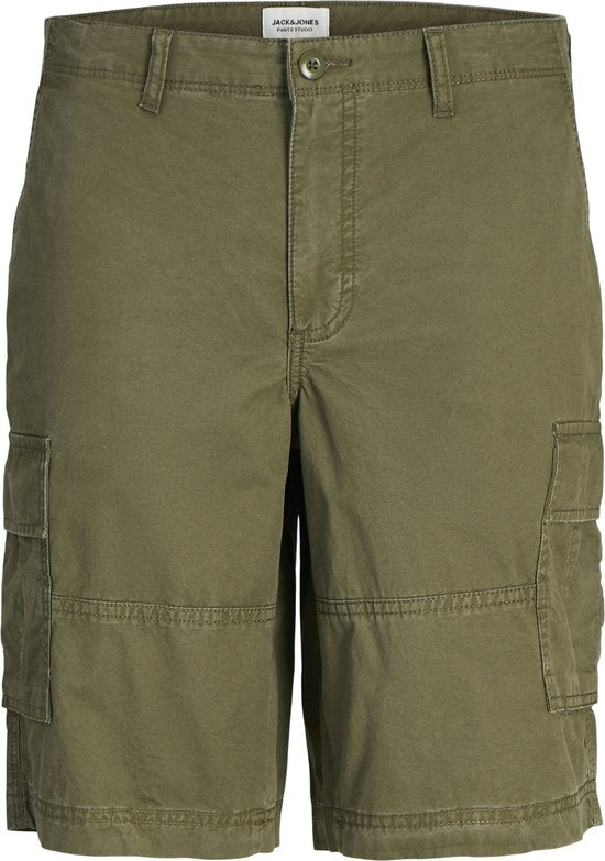 JACK&JONES - Maat M - JWHZEUS CARGO SHORTS MID SN - Heren - Bermuda shorts