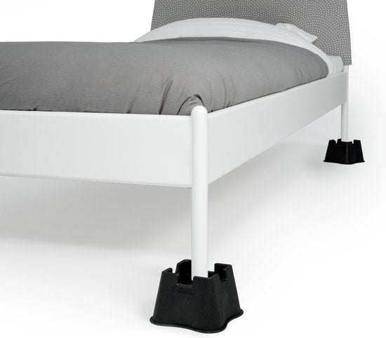 VITILITY Meubelverhoger - klein - Bedhulpmiddel - Stoelverhoger - Bedverhoger - Zwart