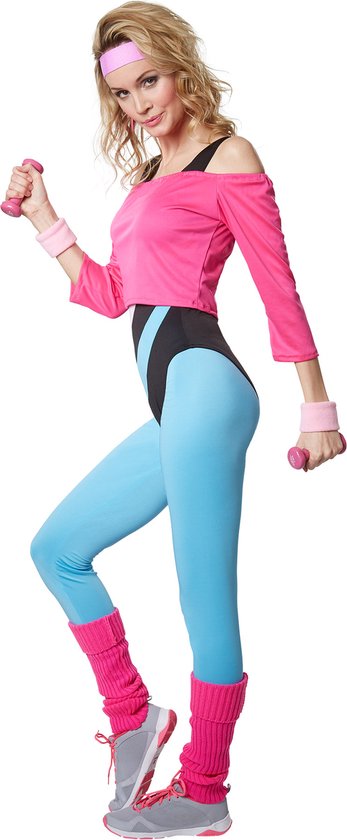 Dressforfun Aerobicster S - verkleedkleding kostuum halloween verkleden feestkleding carnavalskleding carnaval feestkledij partykleding - 302748