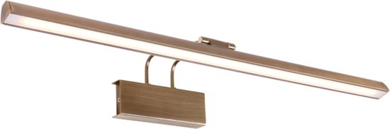 Steinhauer Litho LED - Wandlamp Klassiek - Brons - H:9.4cm - Universeel - Voor Binnen - Metaal - Wandlampen - Slaapkamer - Woonkamer