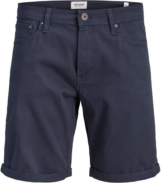 Jack & Jones - Heren Shorts Rick Original Short - Blauw - Maat S