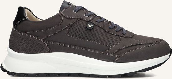 Australian Footwear Mazzerato Sneakers - Nubuck - Dark Grey - Maat 43