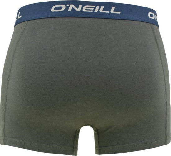 O'Neill heren 3P boxers ikat & effen groen - Maat S