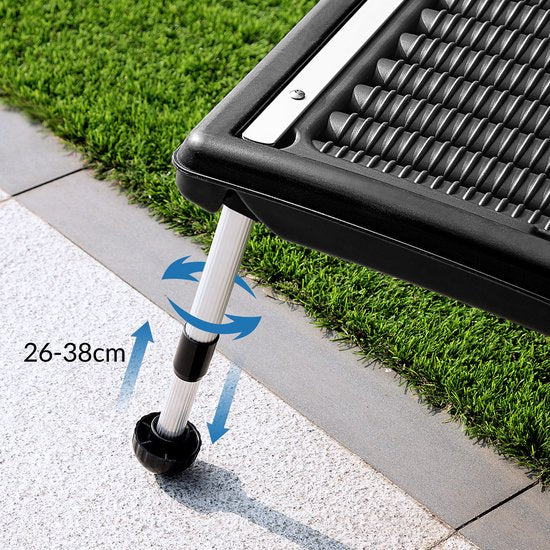 Monzana Zwembadverwarming Solar - 10000 L/h - 32&38mm – Verstelbaar