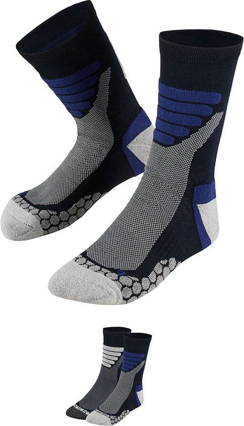 Xtreme Wandelsokken 2-pak - Unisex Synthetische sokken - Multi Blue