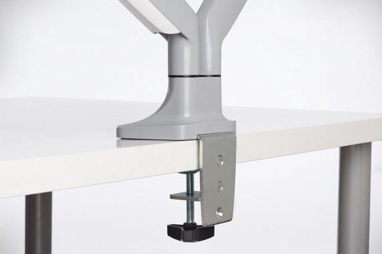 Kensington SmartFit One-Touch Dubbele Monitorarm - Voor 2 Schermen - In Hoogte Verstelbaar - Voor 13 - 32" & tot 9 KG - Grijs