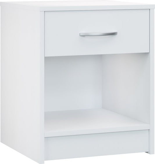 Casaria Nachtkastje Set van 2 - Lade 50x40x35cm - Wit