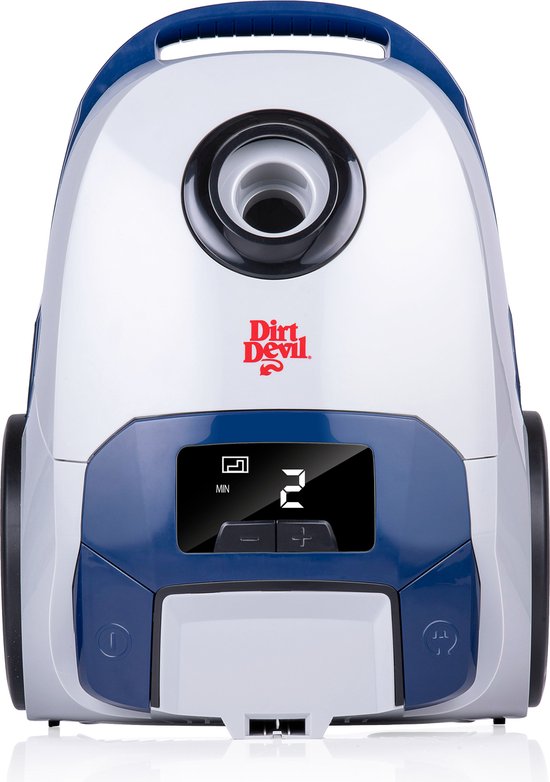 Dirt Devil Stofzuiger met Zak DD2002 - HEPA 10 Filter - 2 Opzetstukken - Wit
