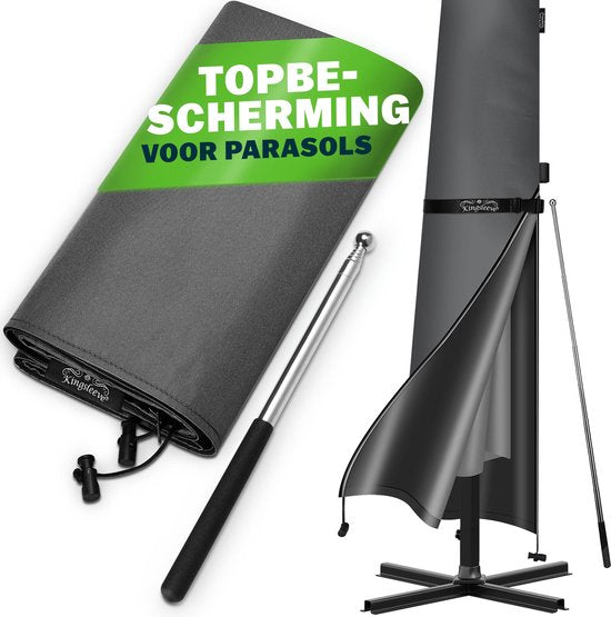 Kingsleeve Parasolhoes tot Ø350cm - Weerbestendig Robuust - Grijs