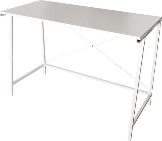 Bureau Stoer - laptoptafel - computertafel - industrieel - wit