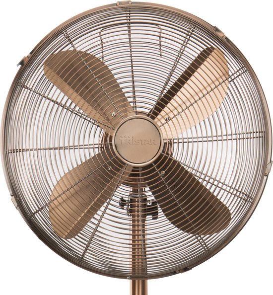 Tristar VE-5971 - Retro Statiefventilator - Ø 40 cm - Koperen afwerking
