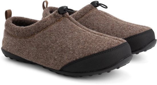 Travelin' Back2Home Dames - Pantoffels - Wol - Bruin - maat 43
