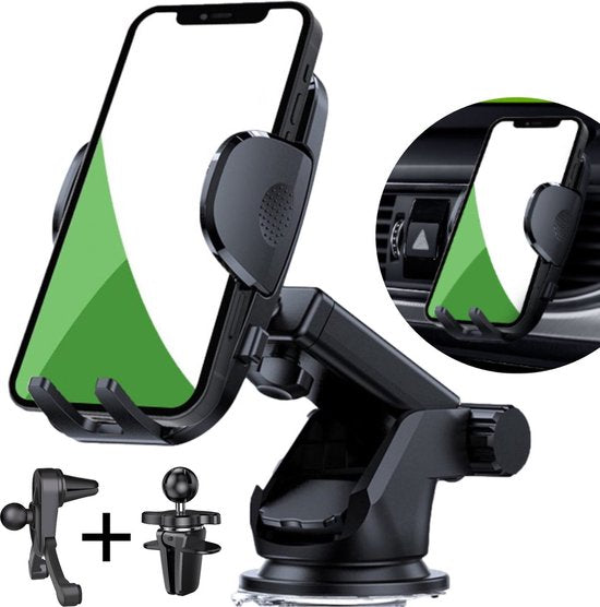 iSetchi Telefoonhouder - Auto - Extra Sterke Zuignap - 3-in-1