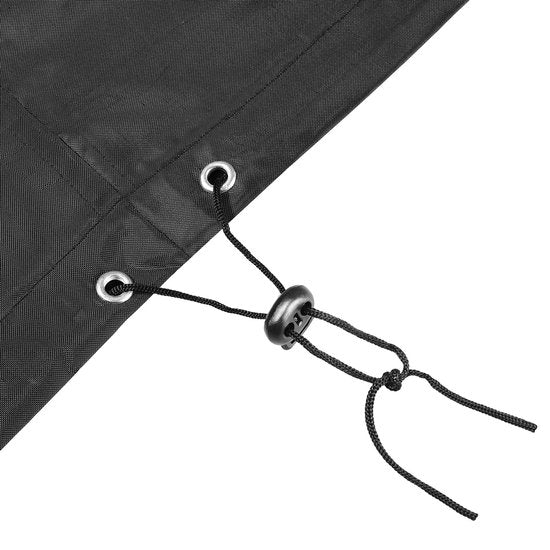 Kingsleeve Tuinmeubelhoes 185 x 117 x 150 cm Scheurvast UV-bestendig Antraciet