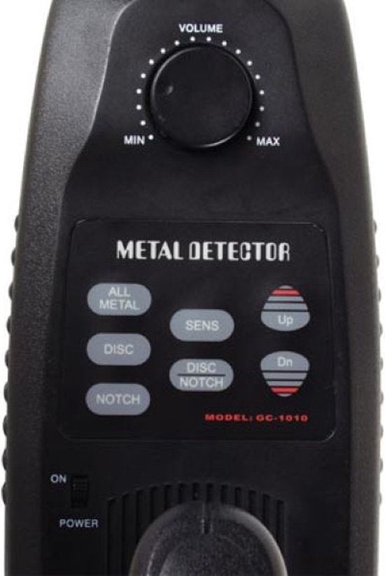 Velleman Metaaldetector, waterdichte zoekspoel 20 cm, lcd-display, zoekdiepte 15 cm