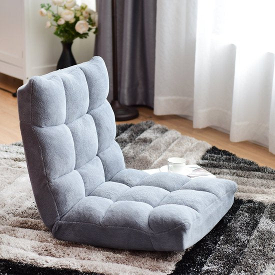 Coast vloerstoel opvouwbare luie bank luie tatami vloerkussen zwart/grijs/koffiebruin/roze/blauw/paars