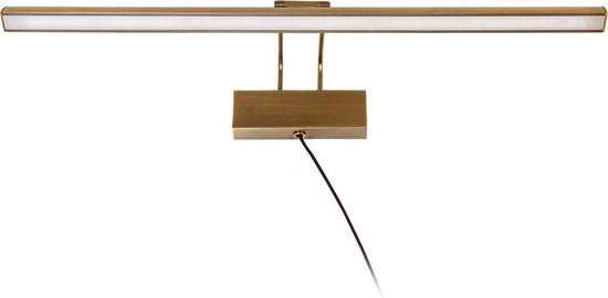 Steinhauer Litho LED - Wandlamp Klassiek - Brons - H:9.4cm - Universeel - Voor Binnen - Metaal - Wandlampen - Slaapkamer - Woonkamer
