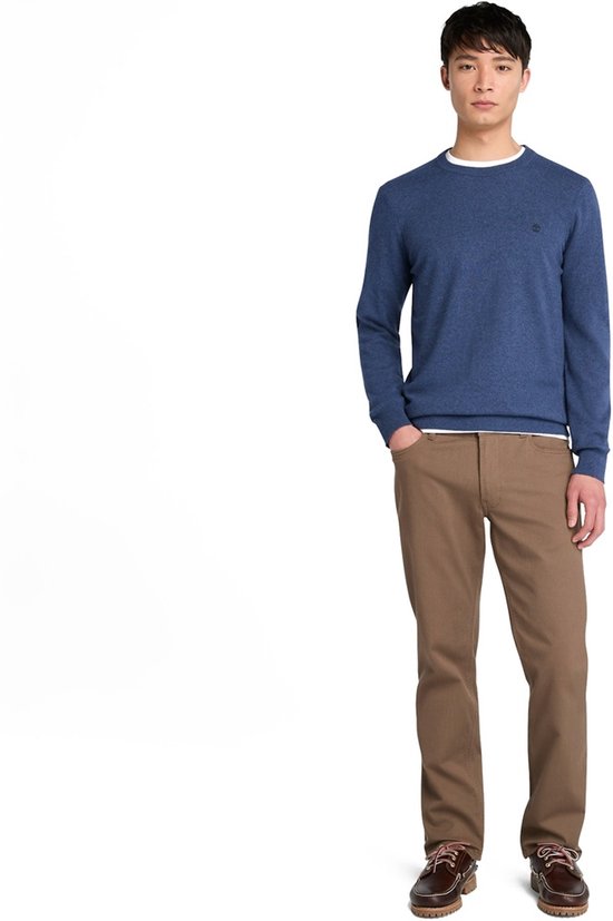 Timberland – Jaff Trui met Ronde Hals – Wolmix – Stijlvol & Comfortabel – Oceana – Maat M