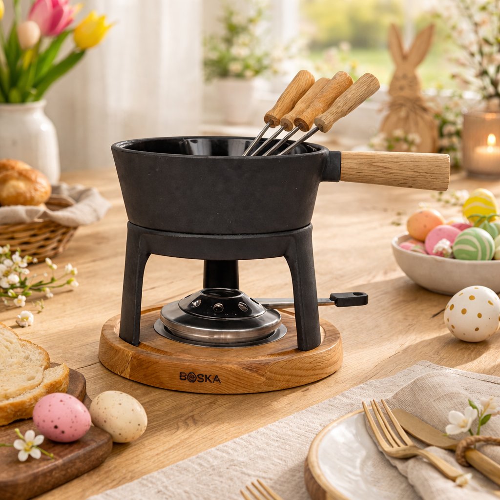 Boska Fondueset Pro - Kaas fondue - voor Iedere Kookplaat - 1,2 L