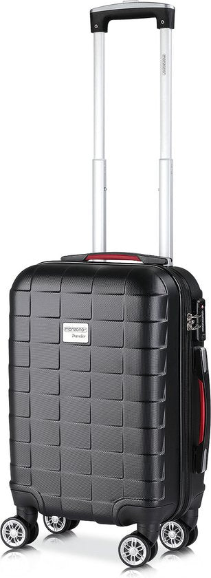 Monzana Exopack hardcase koffer zwart 53x37x21 cm