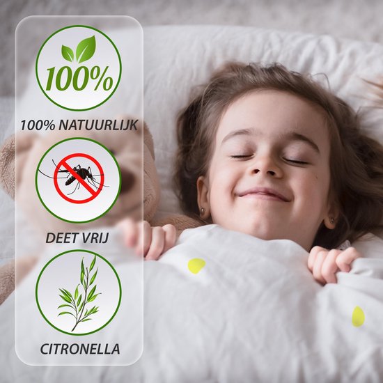 Levanda 102 anti muggen stickers - citronella pleister - baby/kind veilig