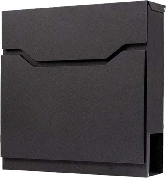 Brasq Brievenbus - Premium PB300 - Gegalvaniseerd Staal - Zwart