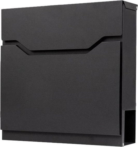 Brasq Brievenbus - Premium PB300 - Gegalvaniseerd Staal - Zwart