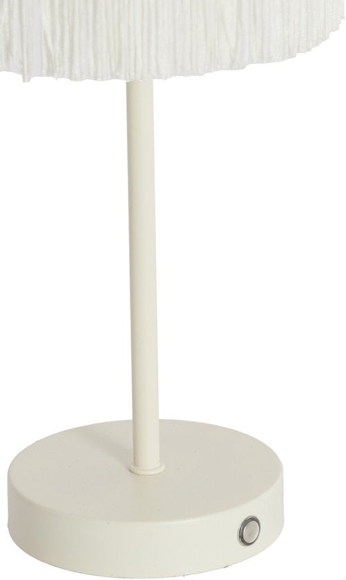 Light & Living - tafellamp - Diny - beige crème - metaal - Ø 17cm - E27 - 1892143