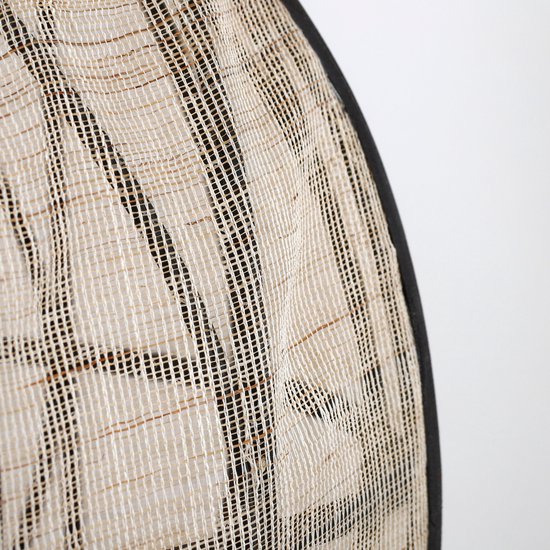 Mica Decorations Pella Hanglamp - H50 x Ø51 cm - Linnen - Off-white
