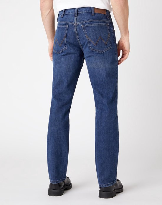 Wrangler STRAIGHT DARK STONE heren JEANS maat 36 X 30