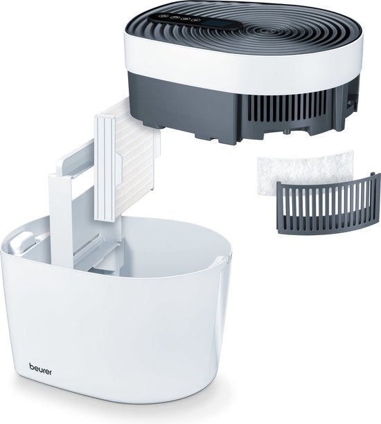 Beurer MK 500 + Salz ONP luchtbevochtiger Stoom 6 l Wit 24 W
