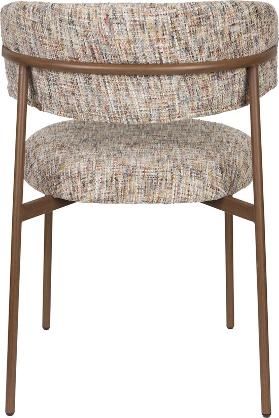 Housecraft Living Claes Eetkamerstoelen Gemêleerd Multi - Set van 2
