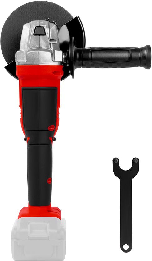 FERM - AX-POWER - AGM1126 - Accu - Haakse slijper - 125 mm - 20Volt - 8000t/min - Softgrip - Zijhandgreep op twee plaatsen - Verstelbare beschermkap - Veiligheidsschakelaar - Zonder accu en zonder lader - Geschikt voor AX en FX accu platform