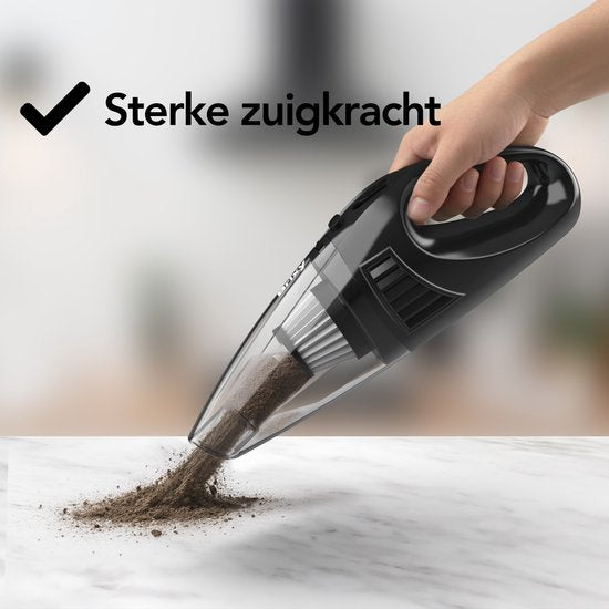 Brixy Kruimeldief Snoerloos - Handstofzuiger - Incl. Opzetstukken - Kruimelzuiger - Grijs