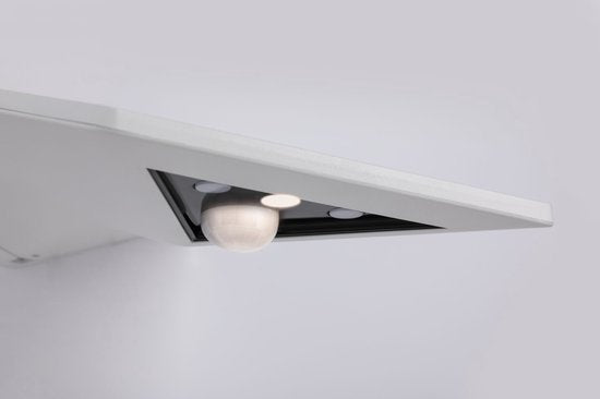 Solar LED-huisnummerverlichting Yoko Schemergestuurde bewegingsmelder (IR) IP44 3000K 42lm Wit