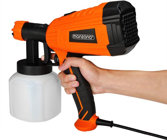 Monzana Verspuit - Elektrisch 500W 3 Patronen 29x29cm - Oranje